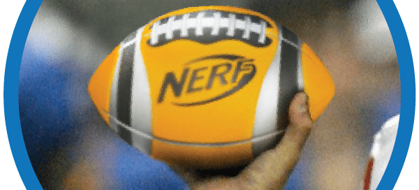 Nerf Football Toss