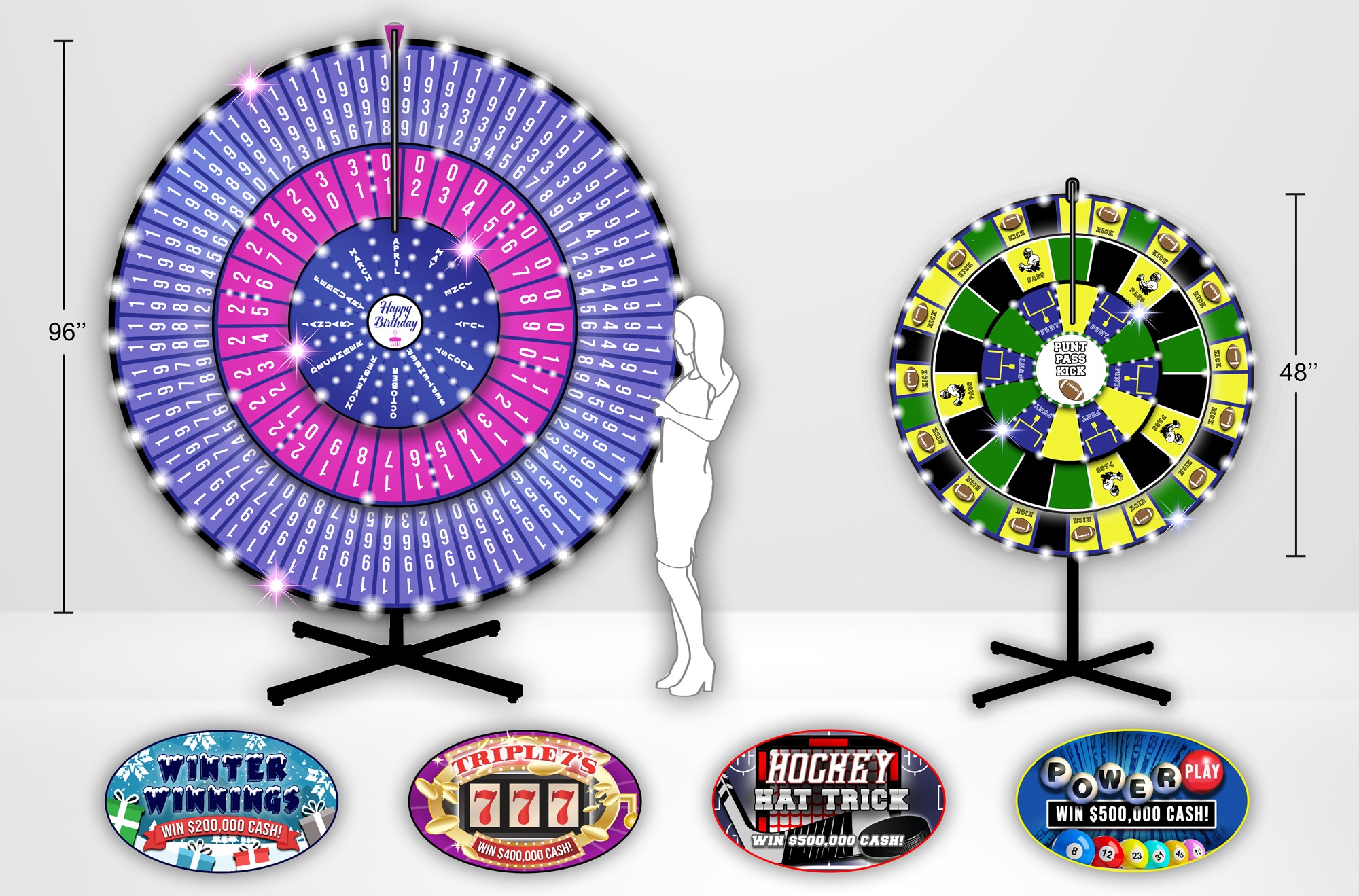 Triple Prize Wheel Promotions