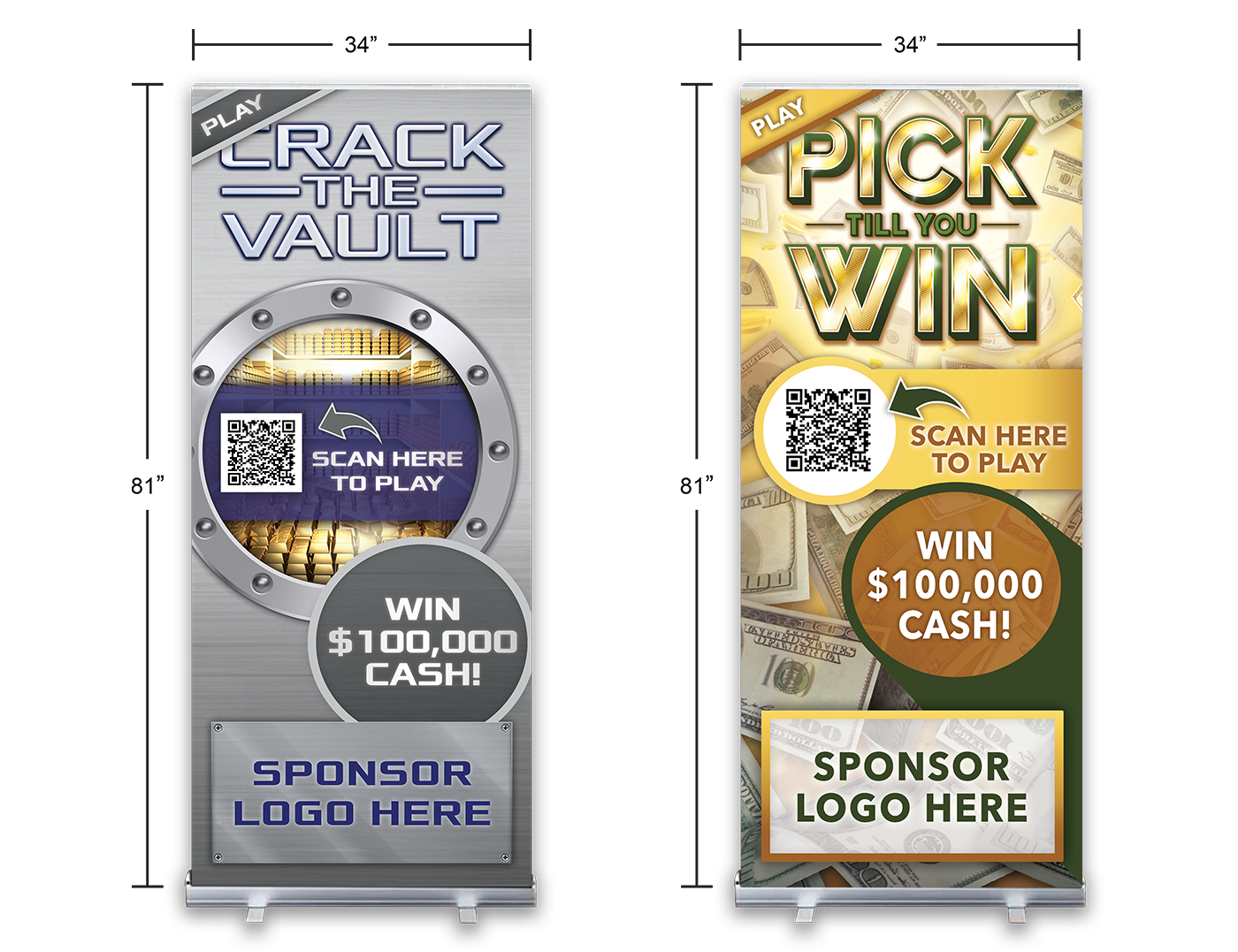 Pop-Up Banners